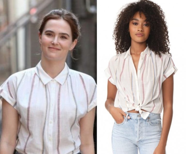 Set It Up: Harper’s Striped Tie Front Shirt