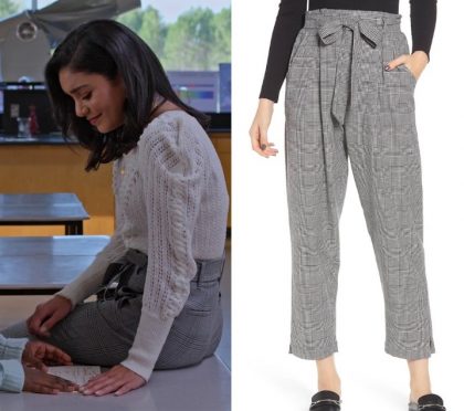 The Knight Before Christmas: Brooke’s Grey Plaid Paper Bag Pants ...