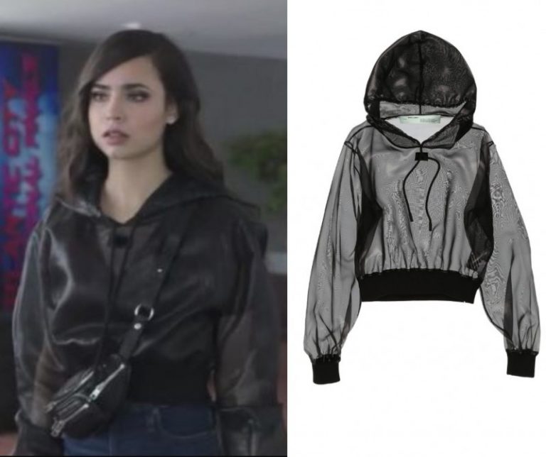 Feel the Beat: April’s Black Sheer Hoodie