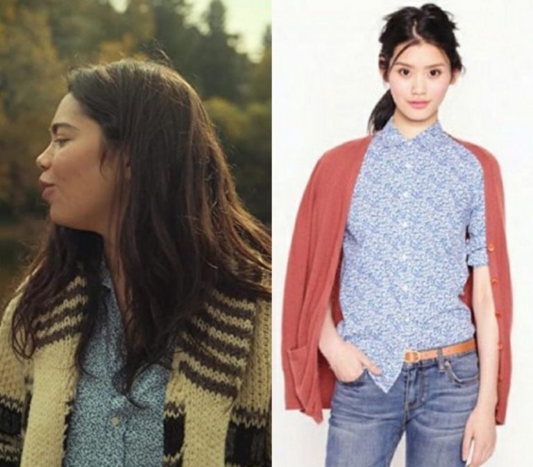 All Together Now: Amber’s Blue Floral Shirt