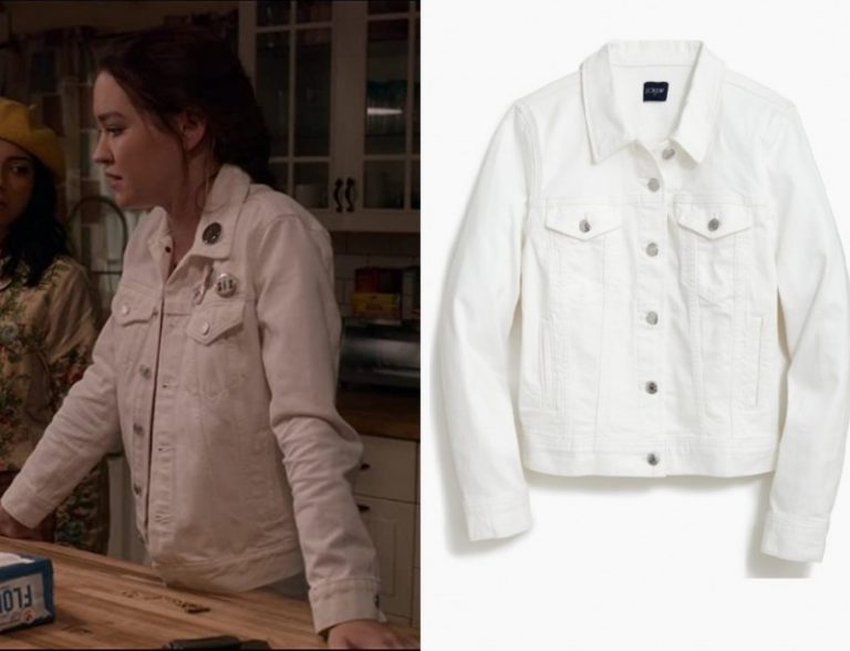The Sleepover: Clancy’s White Denim Jacket