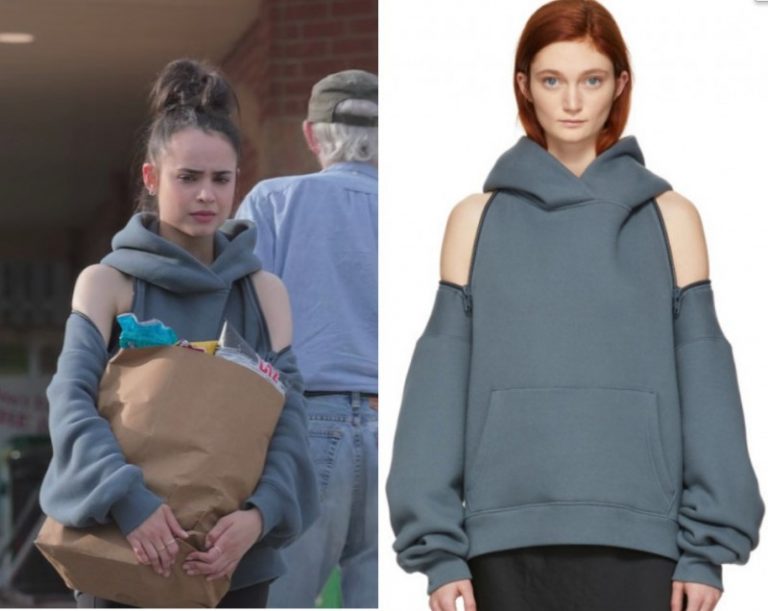 Feel the Beat: April’s Blue Zip Shoulder Hoodie