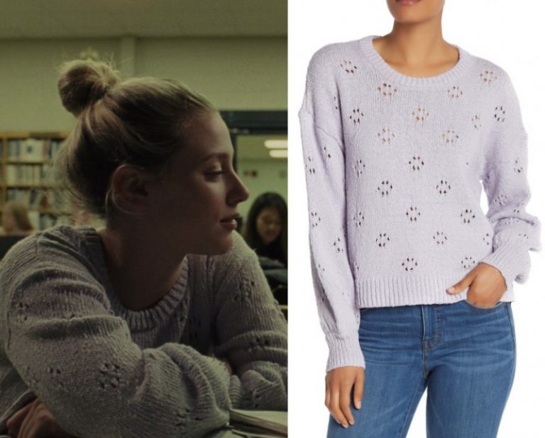 Chemical Hearts: Grace’s Purple Knit Sweater