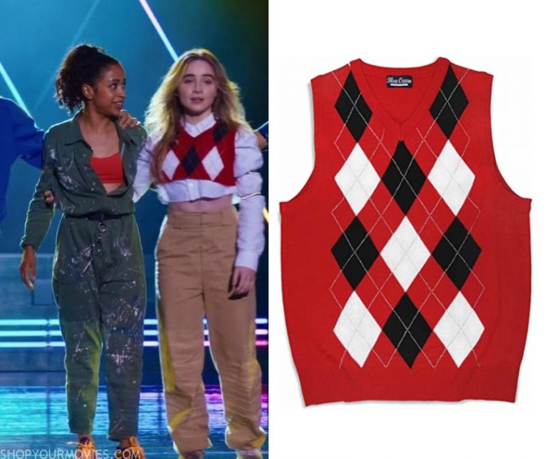 Work It: Quinn’s Cropped Argyle Sweater