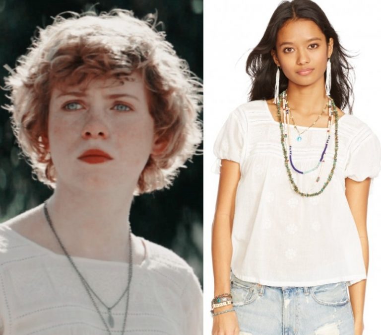 It: Beverly’s White Lace Top
