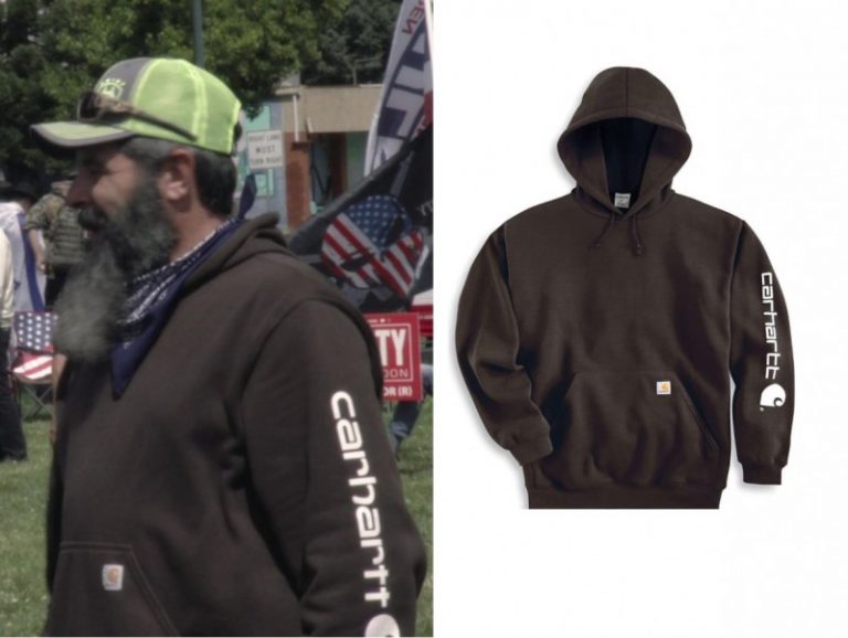 Borat Subsequent Moviefilm: Brown Cahartt Logo Hoodie