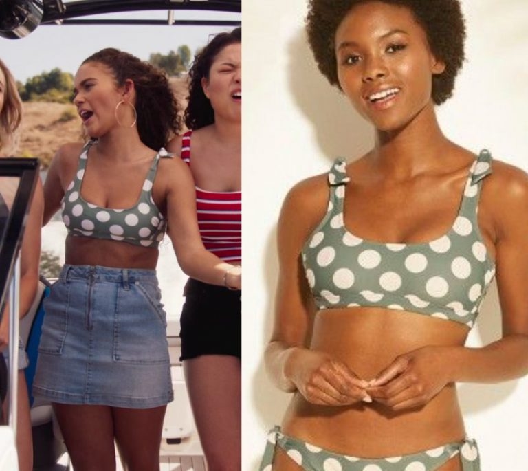 American Pie – Girls Rule: Annie’s Green & White Polka Dot Bikini