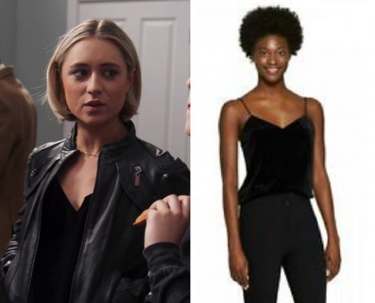 American Pie – Girls Rule: Stephanie’s Black Velour Cami
