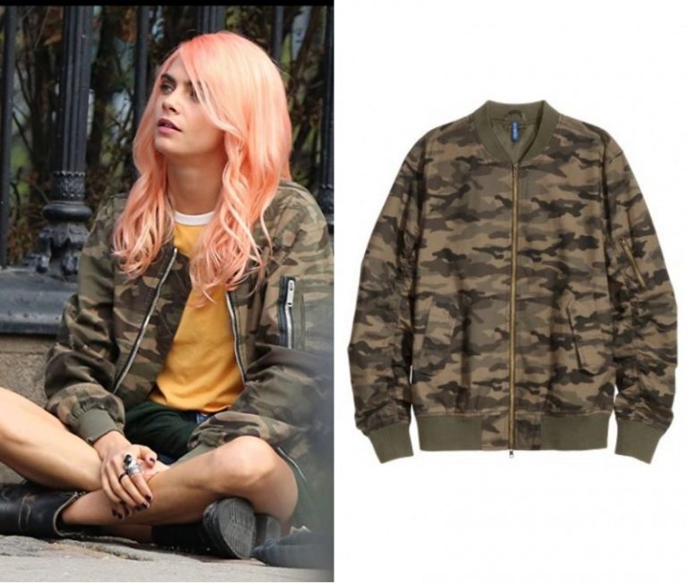 Life in a Year: Isabelle’s Camo Print Bomber Jacket