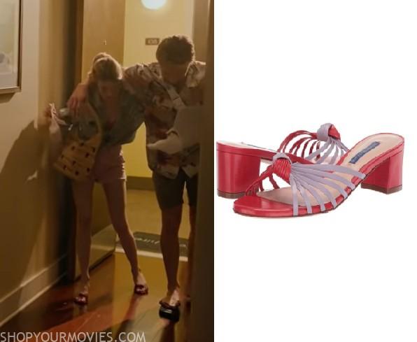 Holidate: Sloane’s Red Sandals