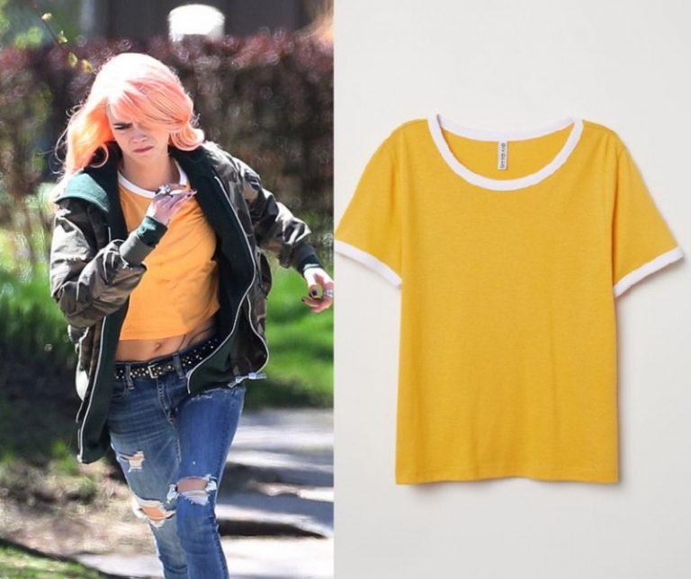 Life in a Year: Isabelle’s Yellow Ringer Tee