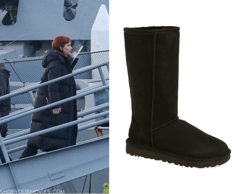 Don’t Look Up: Kate’s Black Slipper Boots