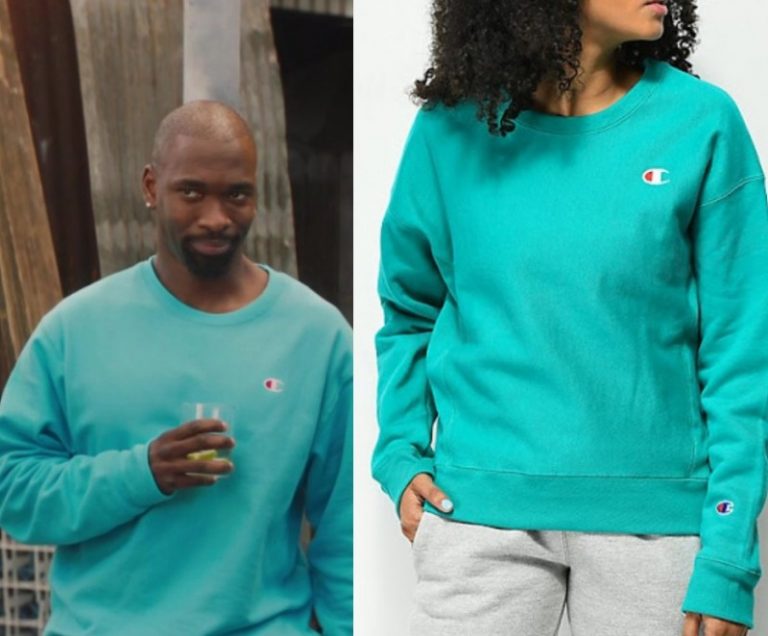 All My Life: Dave’s Aqua Blue Champion Sweater