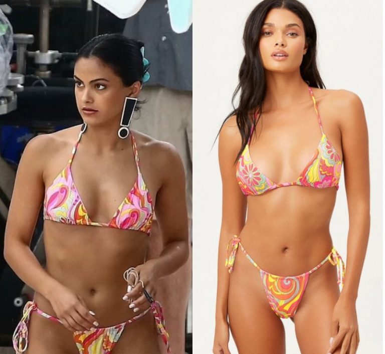 Strangers: Drea’s Pink Retro Floral Bikini