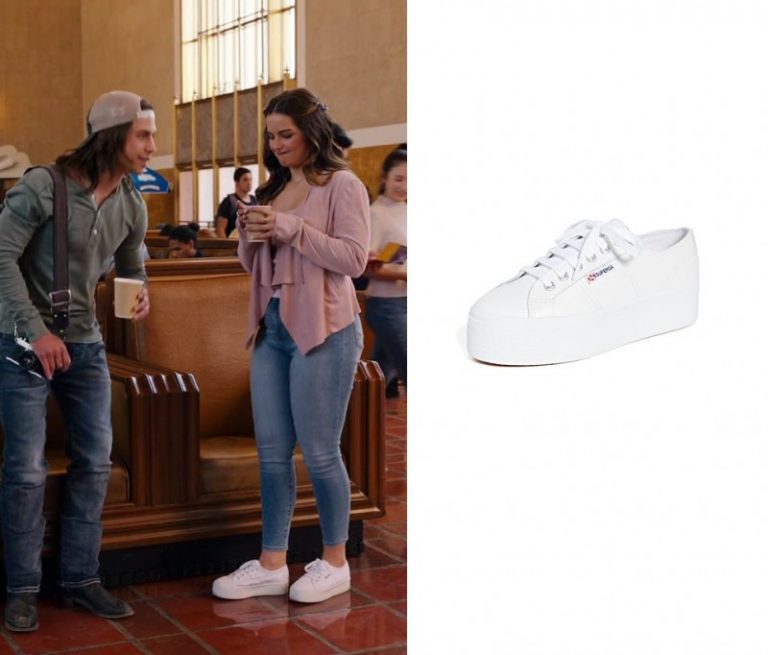 He’s All That: Padgett Sawyer’s White Platform Sneakers
