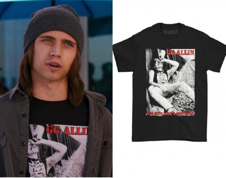 He’s All That: Cameron’s Black “GG Allin” T Shirt