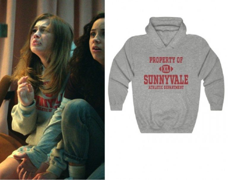Fear Street – 1994: Samantha’s Grey & Red Sunnyvale Hoodie