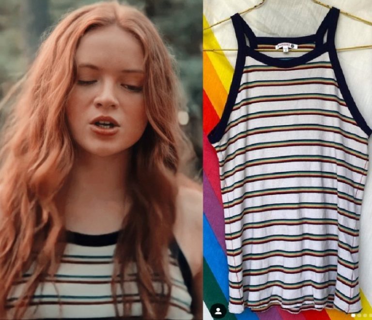 Fear Street – 1978: Ziggy’s Striped Crop Top