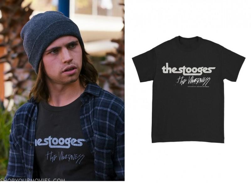 afskaffet Interconnect Foto He's All That: Cameron's Black “The Stooges” T Shirt – Shopyourmovies