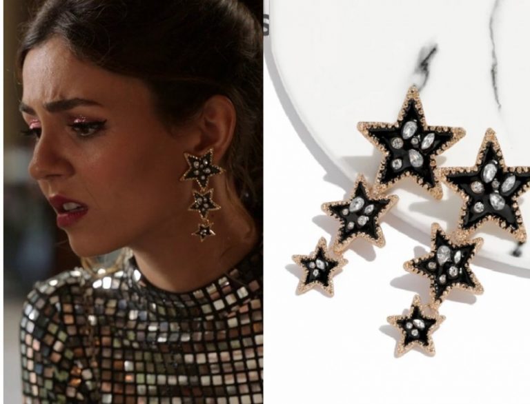 Afterlife of the Party: Cassie’s Black 3 Star Earrings