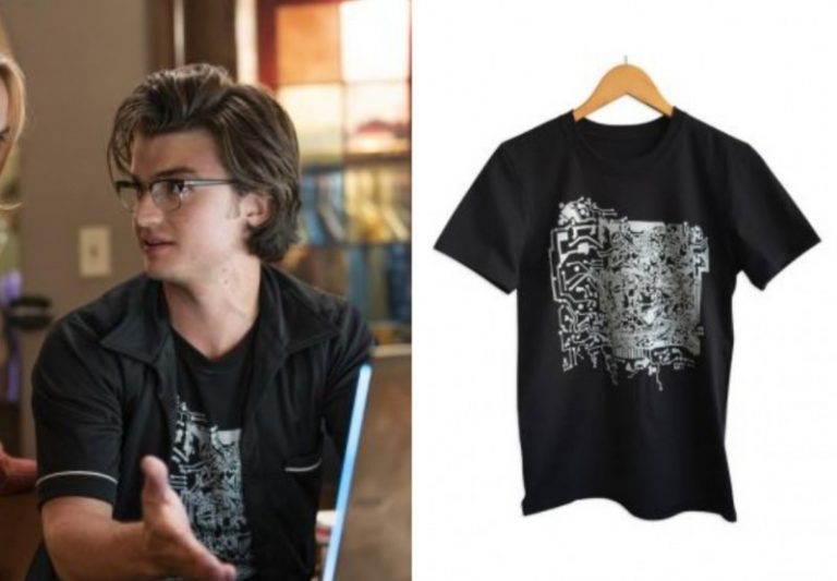 Free Guy: Key’s Black Circuit Print Tee