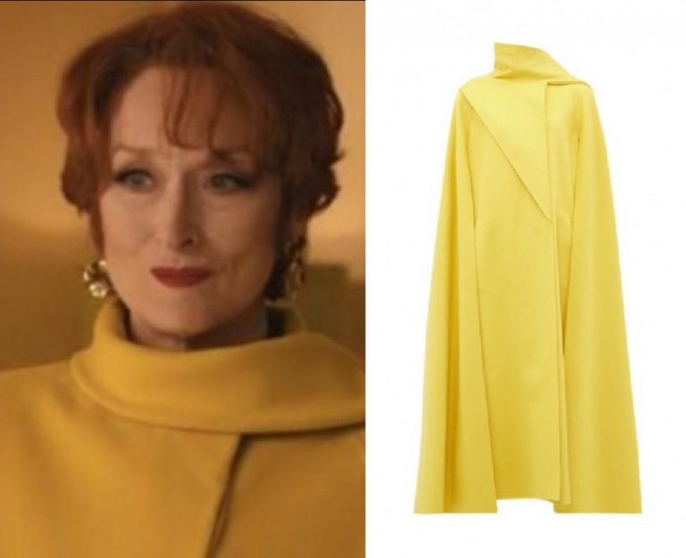 The Prom: Dee Dee’s Yellow Cape Coat