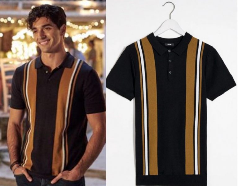 The Kissing Booth 3: Marco’s Striped Polo Shirt