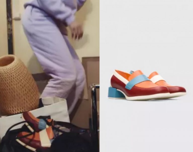 Angèle: Angele’s Colorblock Leather Loafers