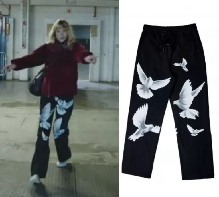 Angele: Angele’s Black & White Dove Print Trousers