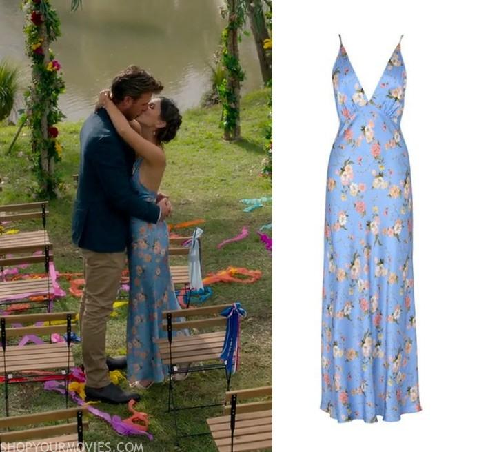 A Perfect Pairing: Lola’s Blue Floral Cami Dress