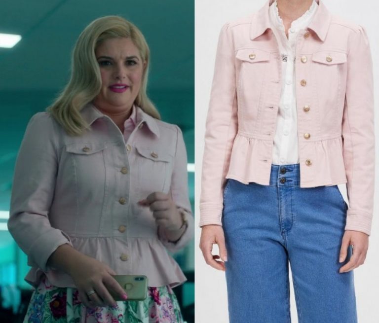 A Perfect Pairing: Audra’s Pink Peplum Denim Jacket