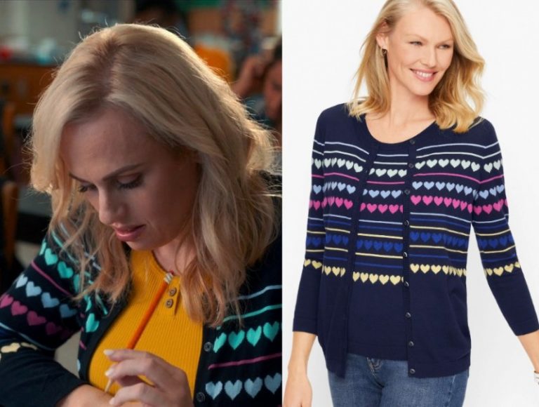 Senior Year: Stephanie’s Heart Striped Cardigan