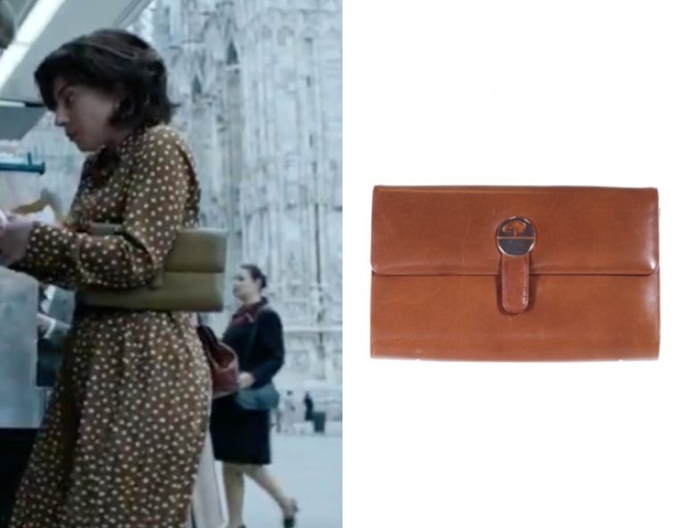 House of Gucci: Patrizia’s Brown Clutch