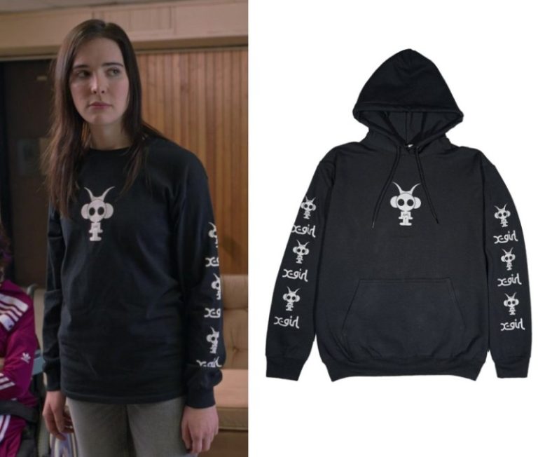 1UP: Sloane’s Black Logo Sweater