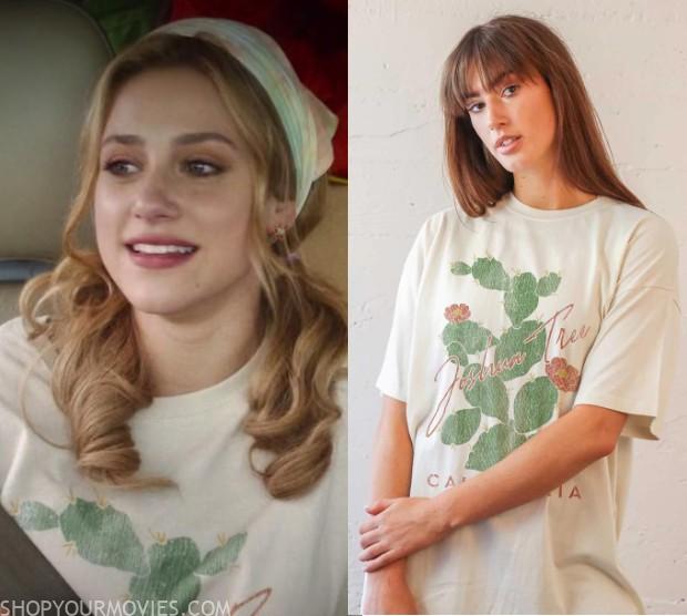 Look Both Ways: Natalie’s Cactus Print T Shirt