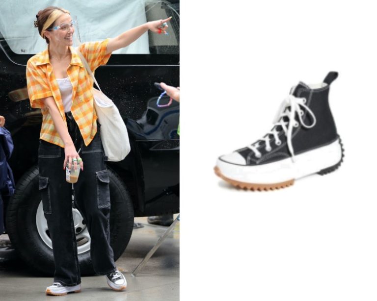 Not Okay: Danni’s Black Converse Tread Sneakers