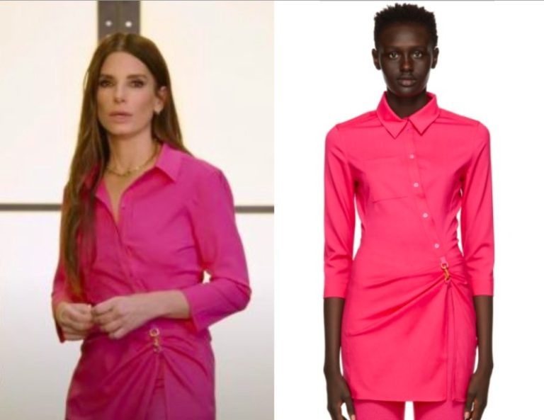 The Lost City: Loretta’s Hot Pink Dress