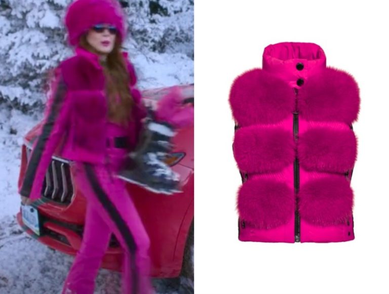 Falling For Christmas: Sierra’s Pink Fur Vest