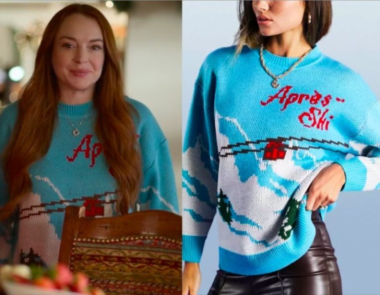 Falling For Christmas: Sierra’s Blue ‘Apres Ski’ Sweater