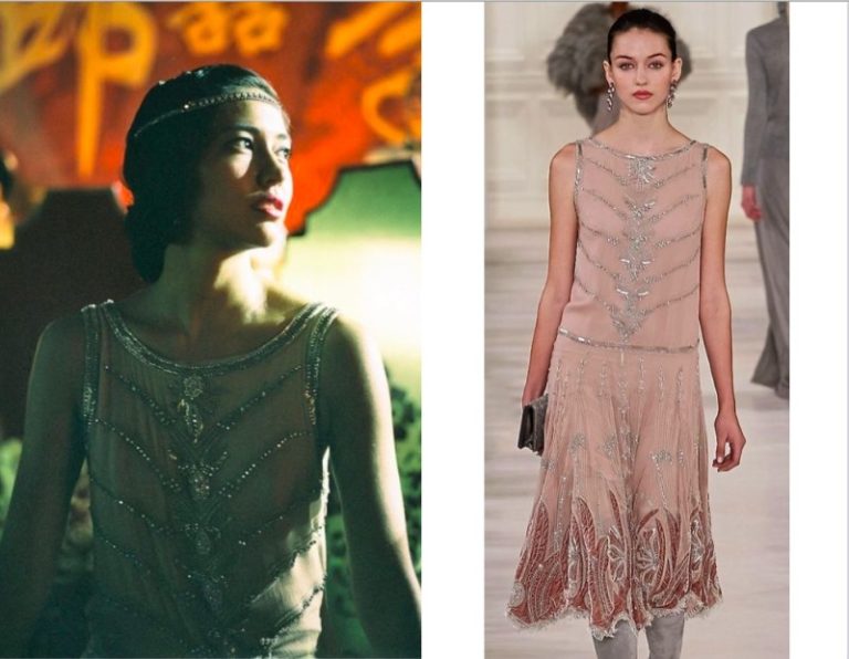 Crazy Rich Asians: Araminta’s Silver Beaded Dress