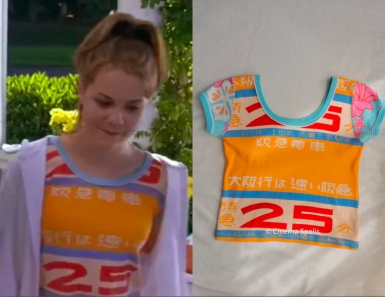 10 Things I Hate About You: Bianca’s Orange Printed Top