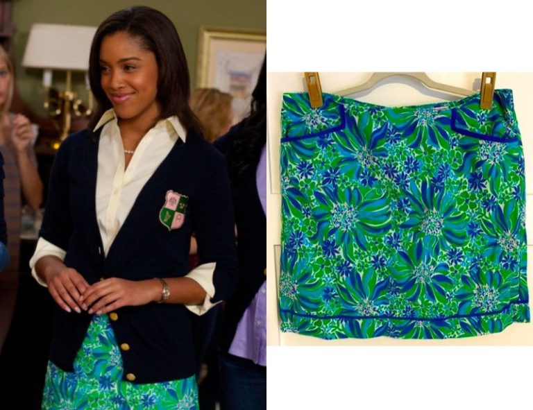 So Undercover: Hunter’s Blue and Green Floral Skirt