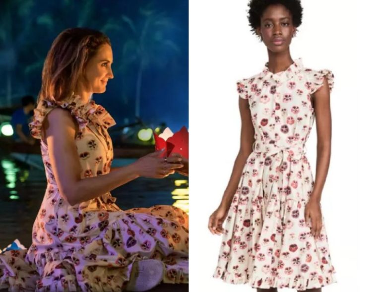 A Tourists Guide to Love: Amanda’s White & Pink Floral Print Dress