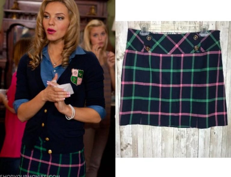 So Undercover: Sasha’s Pink and Green Plaid Skirt