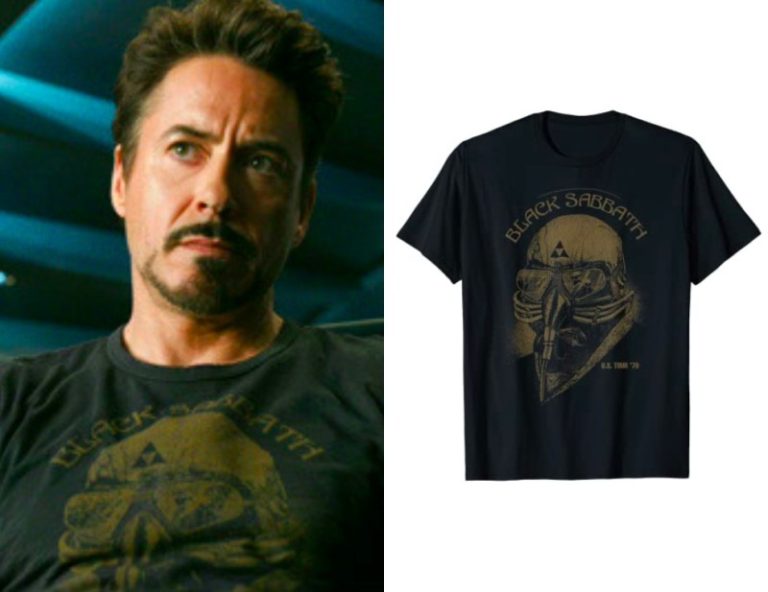 The Avengers: Tony’s Black Sabbath T-Shirt