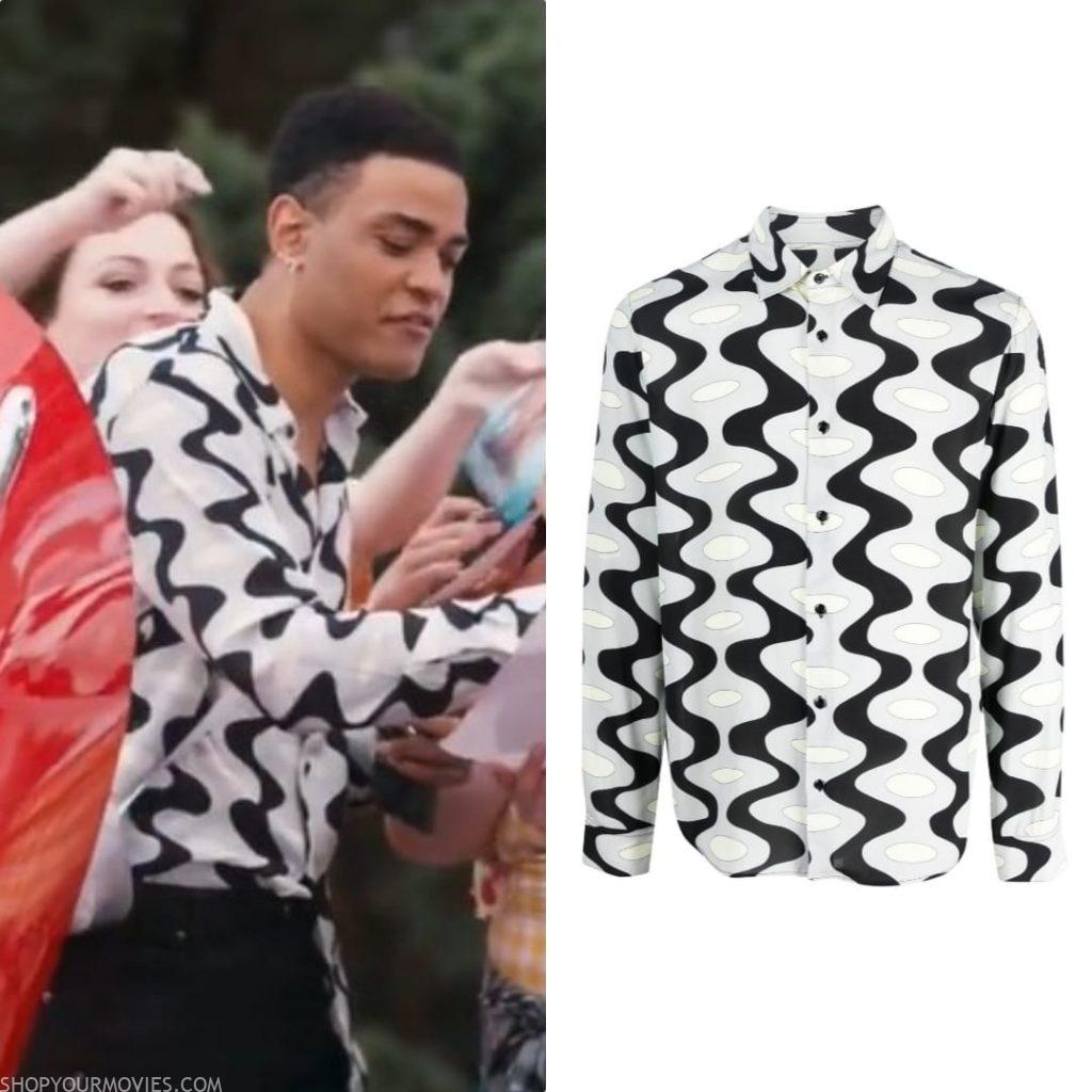 Zoey 102: Archer’s Wavy Graphic-Print Shirt
