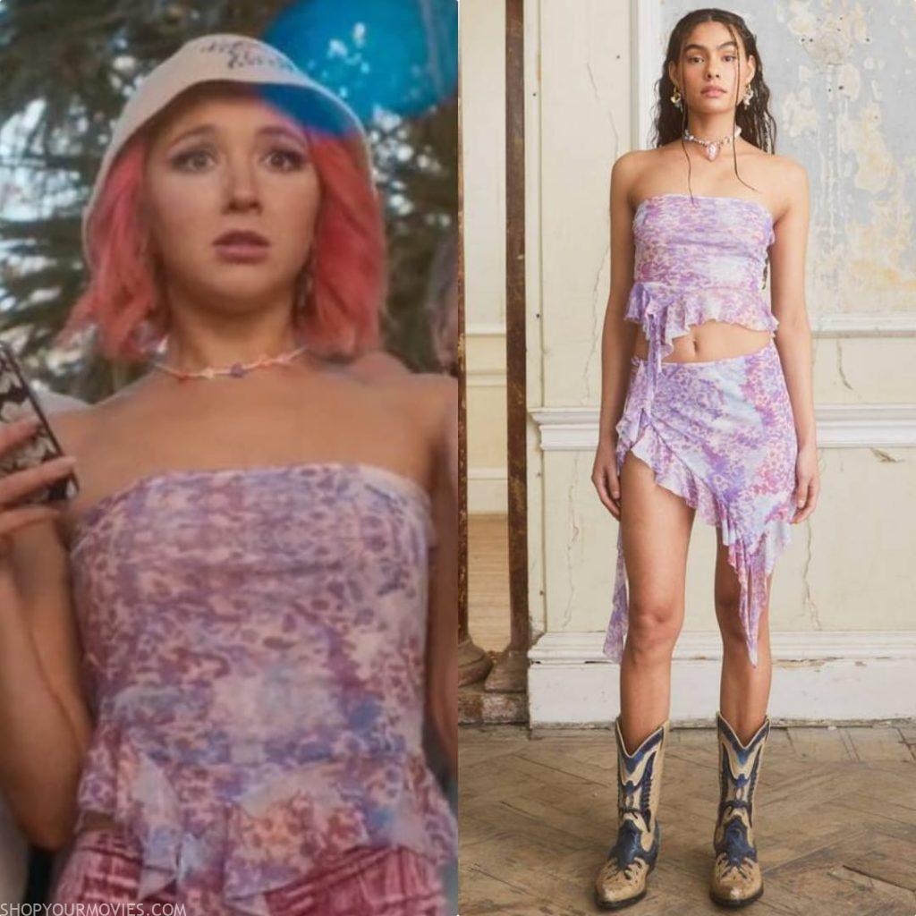 Zoey 102: Lyric’s Lilac Asymmetric Top