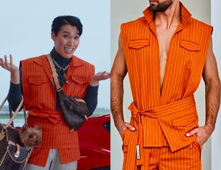 Joy Ride: Orange Striped Vest