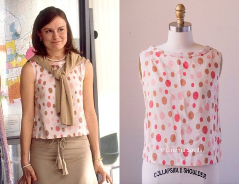 Legally Blonde 2: Reena’s Brown and Pink Polka Dot Top