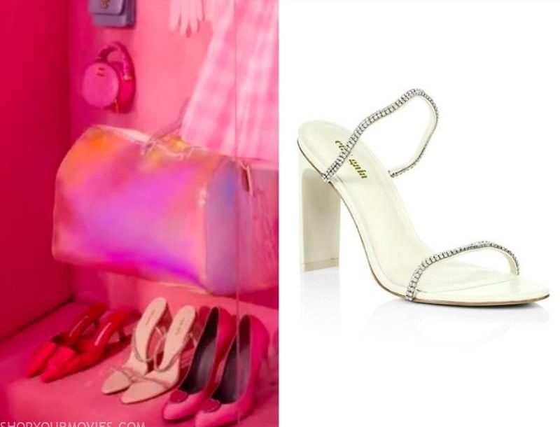 Barbie: Barbie’s White Sandals with Rhinestone Straps